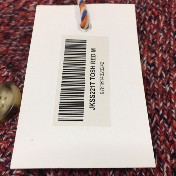 NWT CHUFY Cliff Wool Knit Cardigan in tosh red - Picture 11 of 13